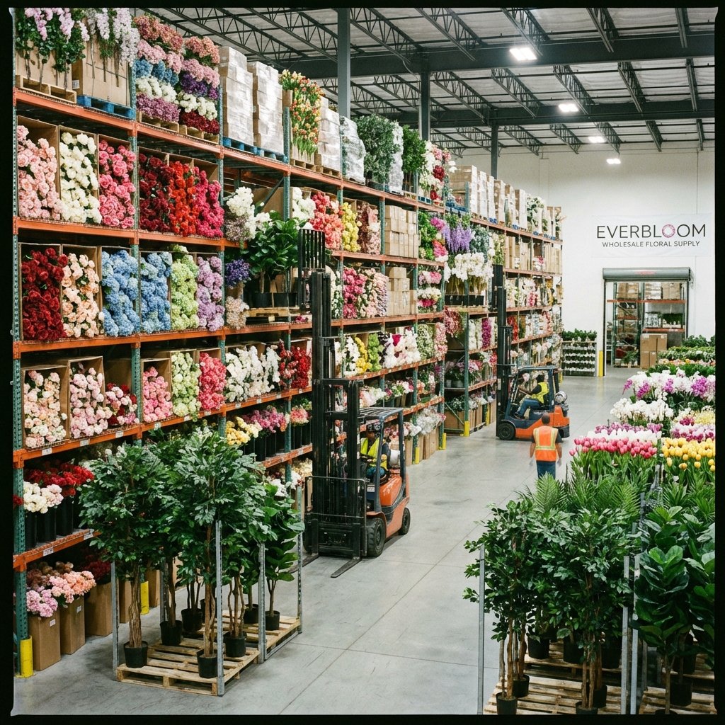 Yapay çiçek toptan satış deposu