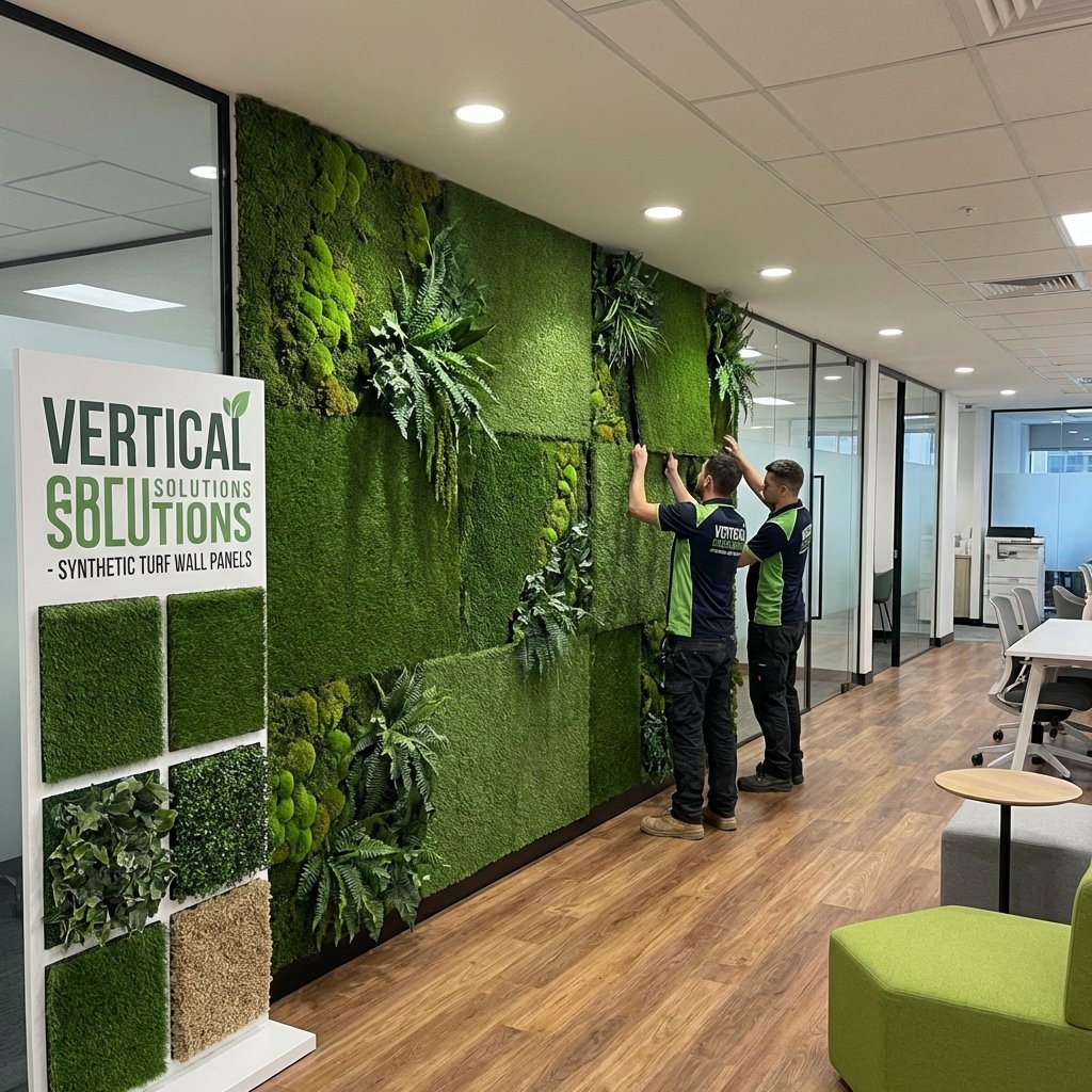 Yapay çim duvar ve zemin kaplama panelleri