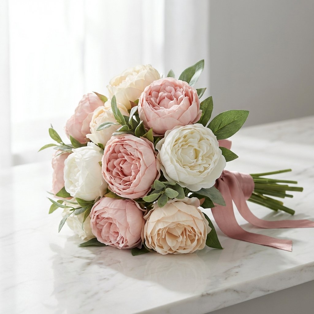 Pembe yapay şakayık çiçekleri