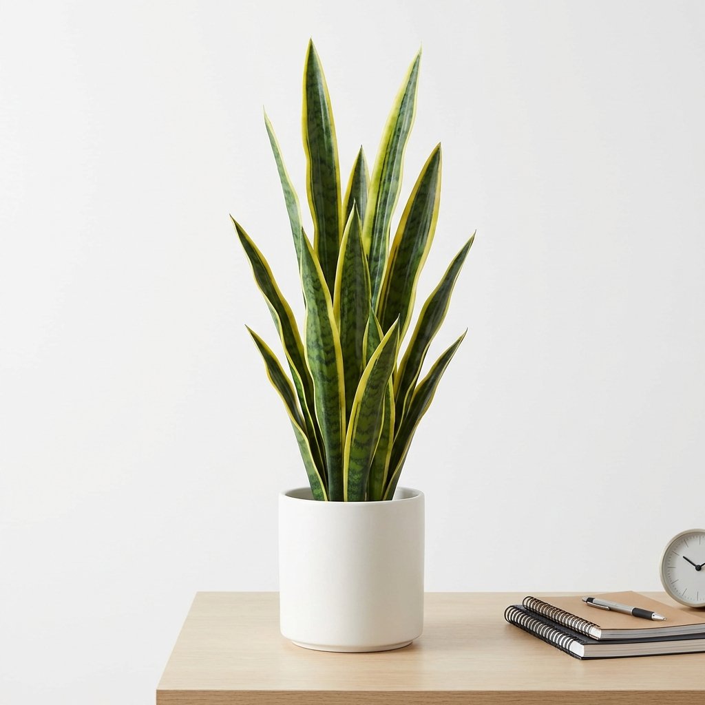 Yapay yılan bitkisi (sansevieria)