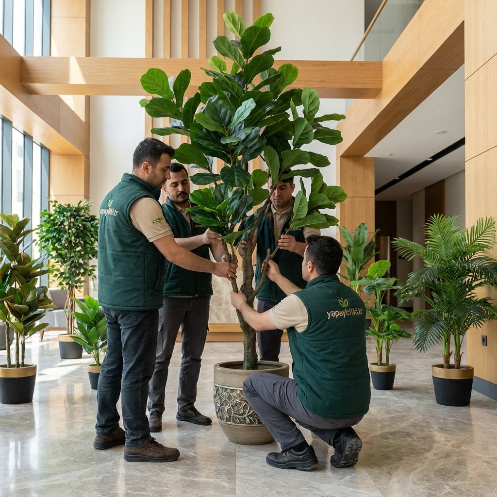 Yapay Bitki TR profesyonel montaj ekibi
